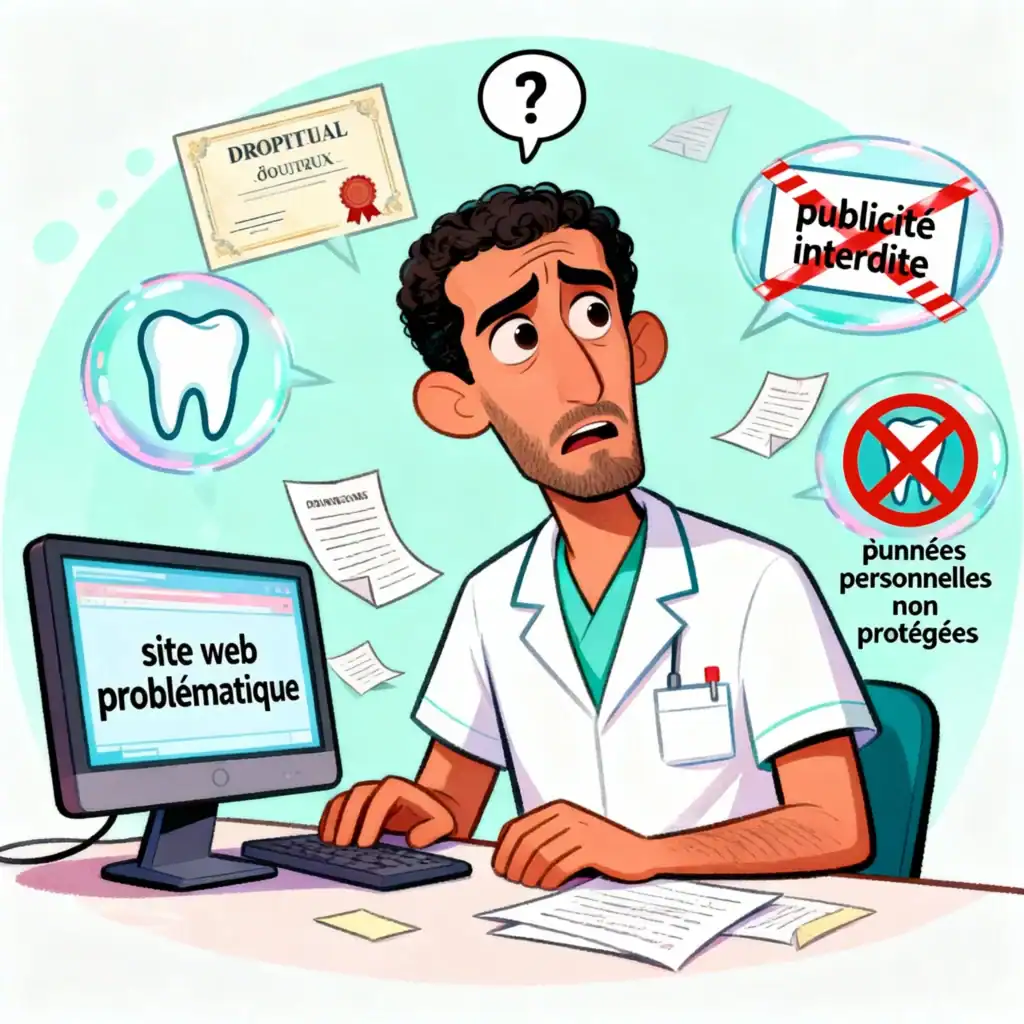 erreurs site dentaire maroc sanctions communes conformité