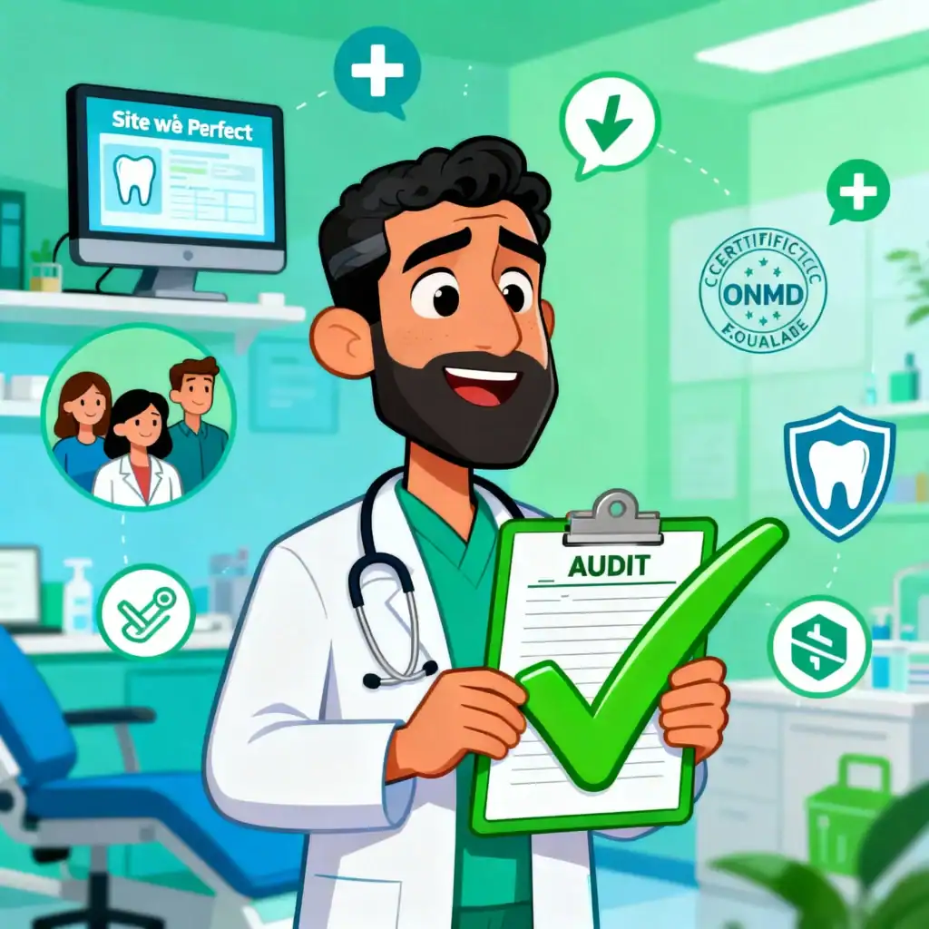 audit site dentaire maroc conformité solution professionnelle